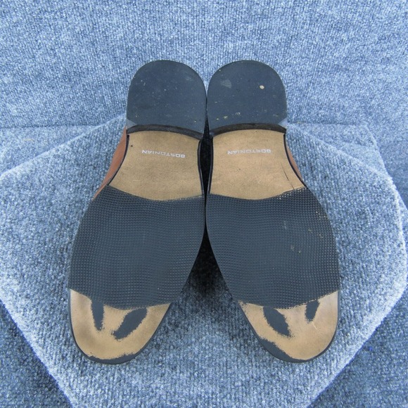 Bostonian Men Loafer Shoes Brown Leather Slip On Size 10 Medium - Picture 8 of 10